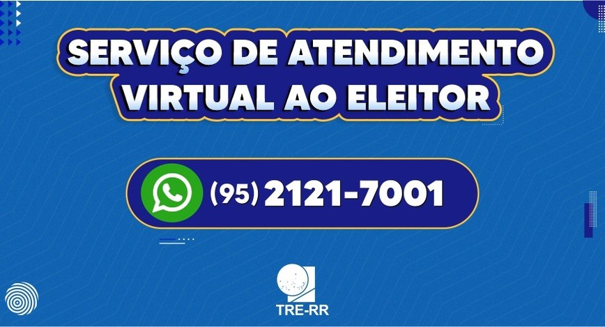 Entre em contato com o Serviço de Atendimento Virtual ao Eleitor – SAVE

WhatsApp: (95) 2121-7001