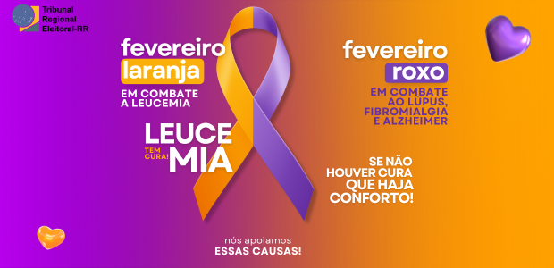 A cor roxa foi escolhida para a conscientização do Lúpus, da Fibromialgia e do Mal de Alzheimer....