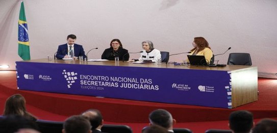 Foto 1 - Abertura Encontro Nacional das Secretarias Judiciárias 27.06.2024