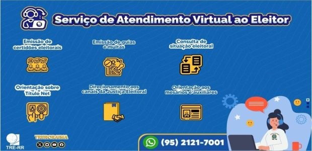 Atendimento virtual está sendo realizado todos os dias (incluindo sábados, domingos e feriados),...